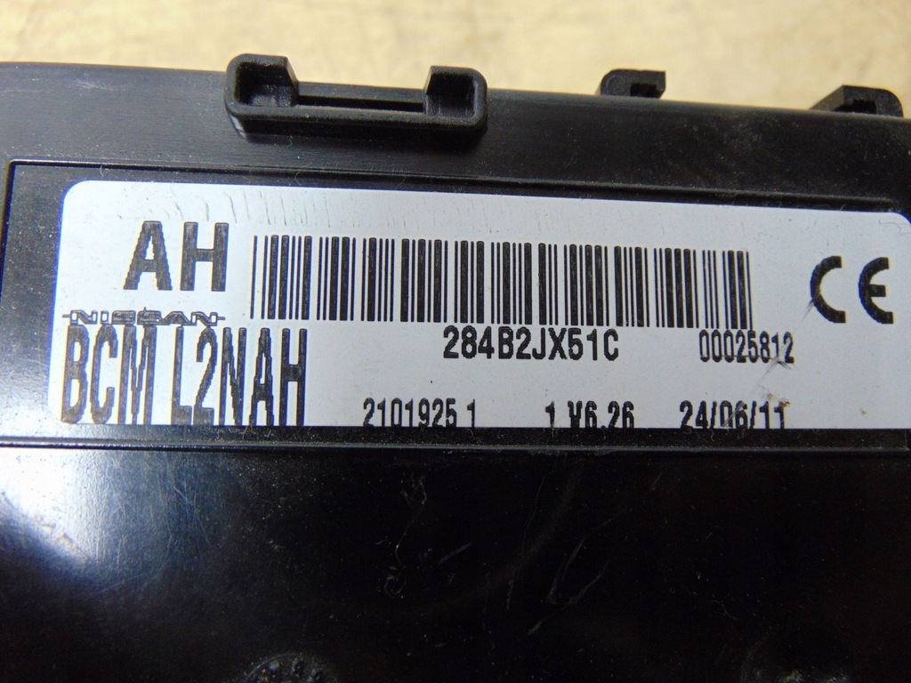 фото №7, Модуль блок керування bcm nissan nv200 1.5dci 284b2jx51c