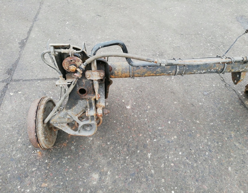 фото №5, Балка oś задняя подвеска fiat multipla тормозные барабаны