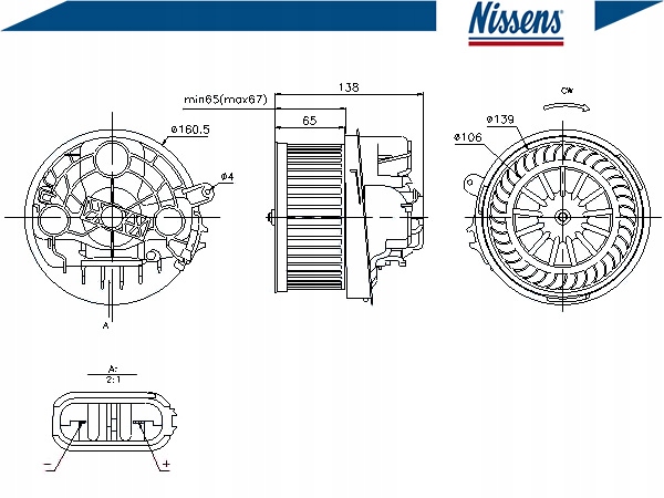 фото №2, Вентилятор повітродувка [nissens]