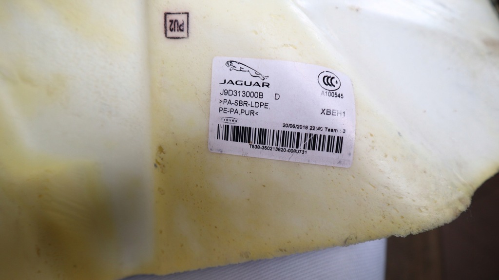 фото №6, Jaguar i-pace x590 обшивка килимок підлога перед j9d313000b