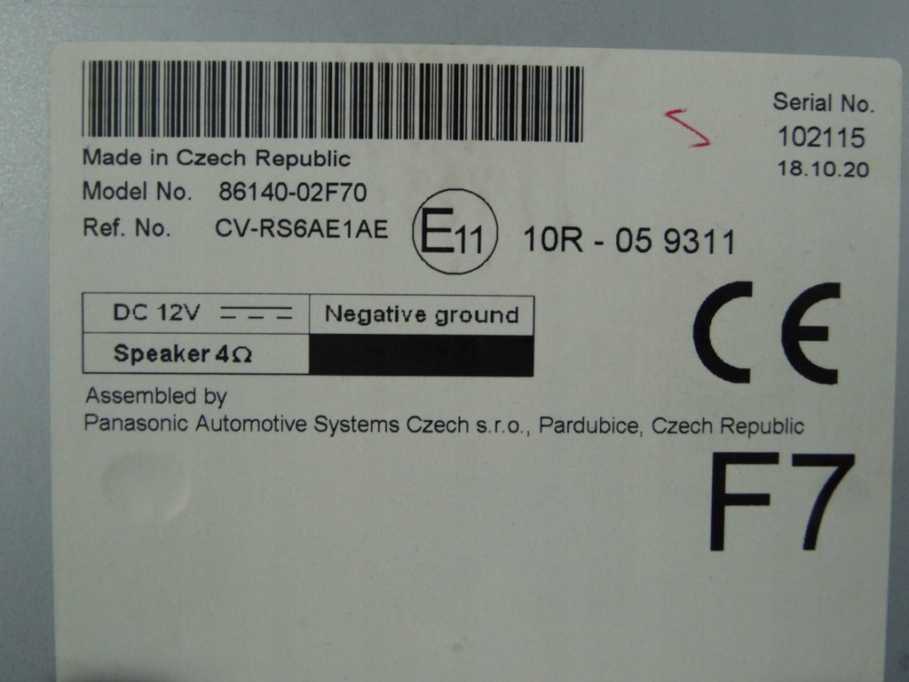 фото №9, Suzuki swace 2020 радіо дисплей 8614002f70 86140-02f70