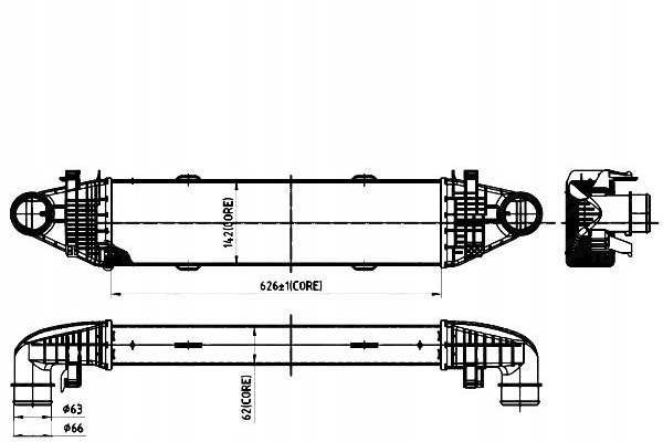 фото №1, Nrf інтеркулер mercedes c-classe 07-, glk 08- cdi
