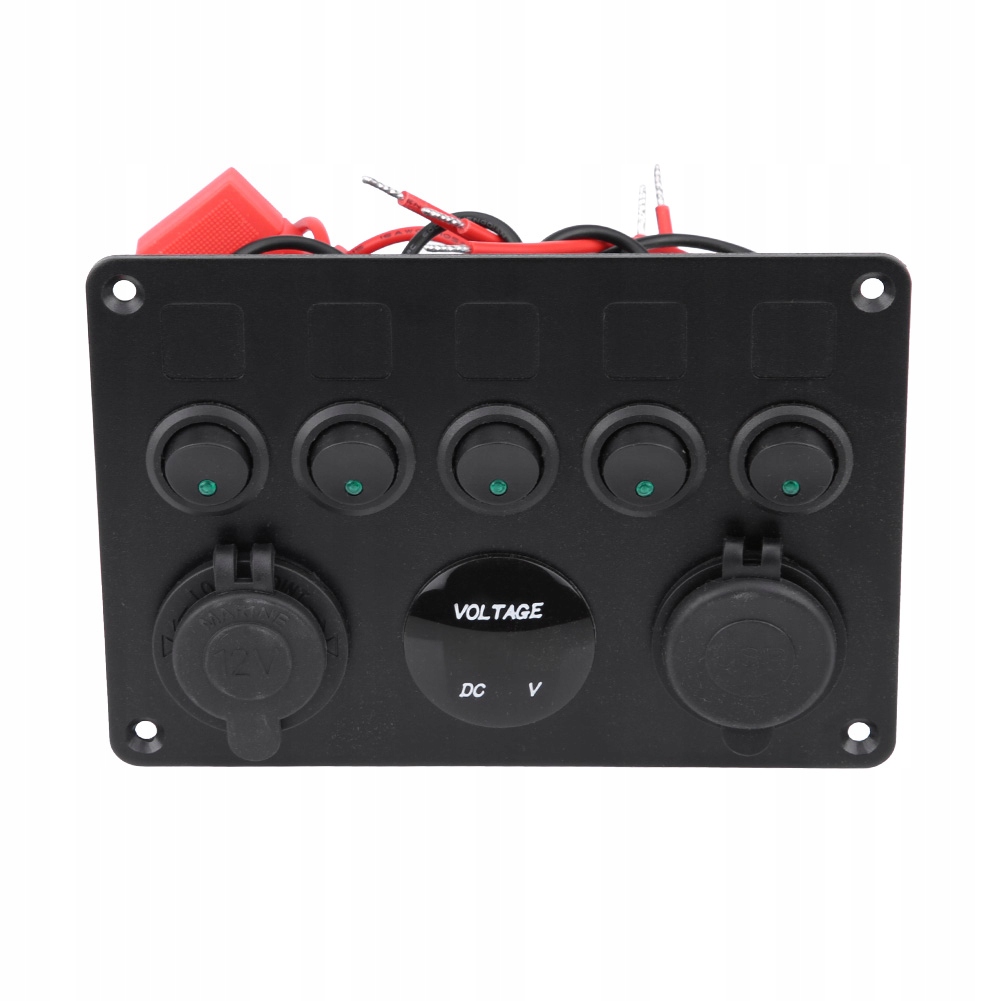 фото №14, 12-24v 5 gang панель перемикачів dla автомобіль