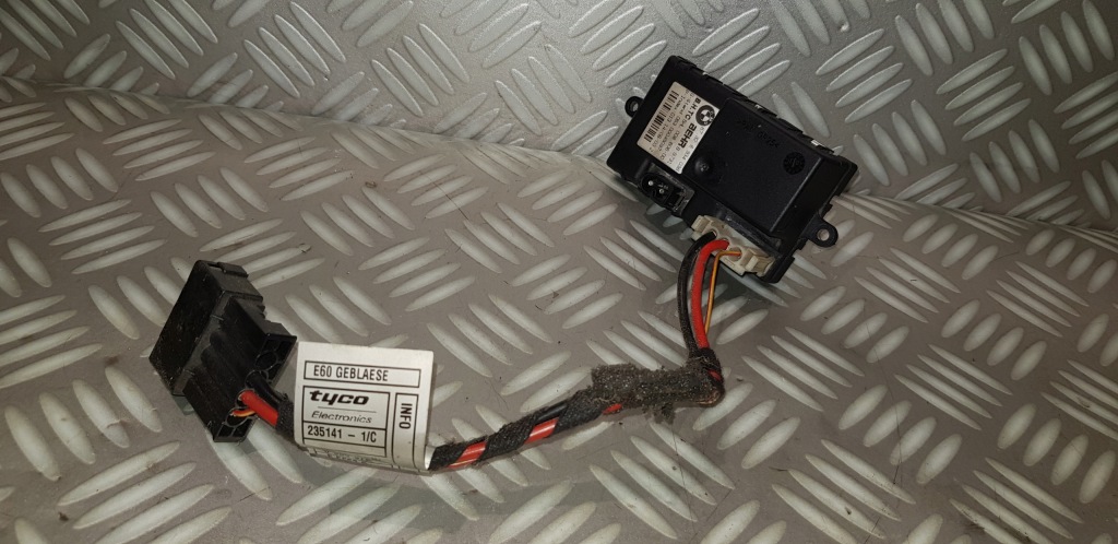 фото №7, Bmw e60 e61 e63 e64 резистор резистор jeż регулятор вентилятор жгут 6934036