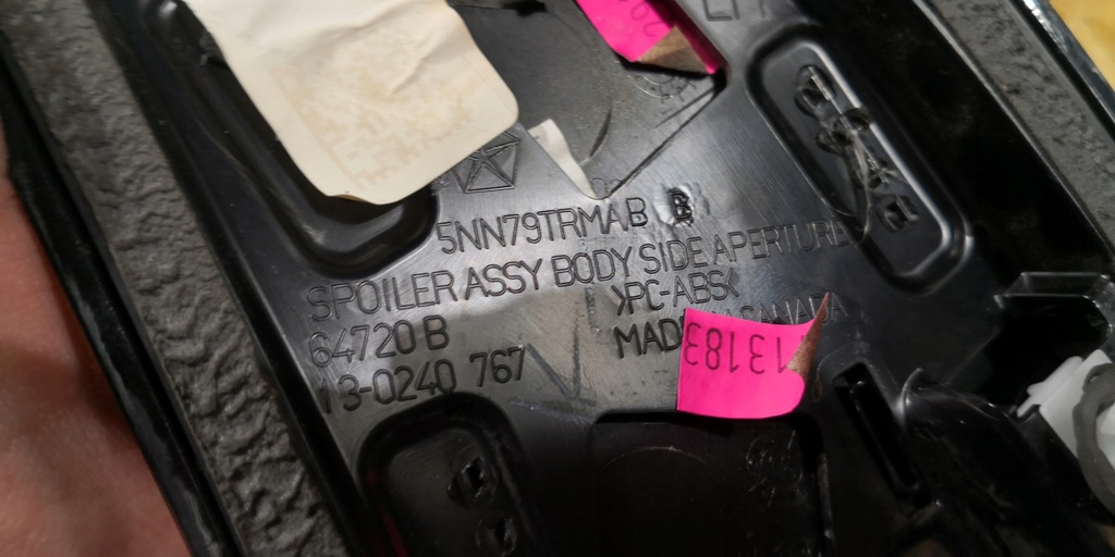 фото №7, Спойлер задний левый спойлер dodge charger 2015-