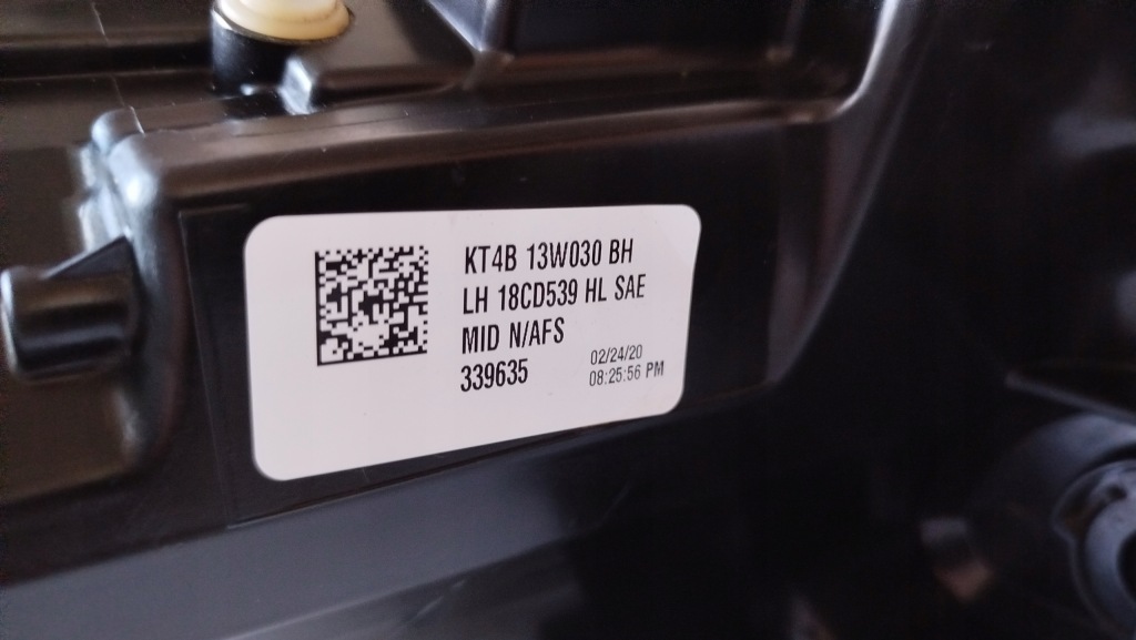 Фара ліва перед ford edge рестайлінг  full led mid 2018-2024 drl оригінальний номер оригінал америка Ціна