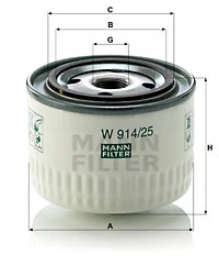 Фільтр гідравліки sterowniczej renault mann-filter Ціна
