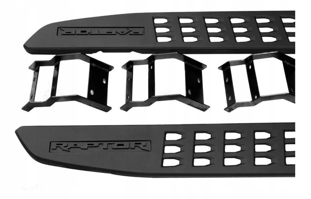 Пороги боковой - raptor стиль - набор ford f-150 f150 2015-2024 в Украине