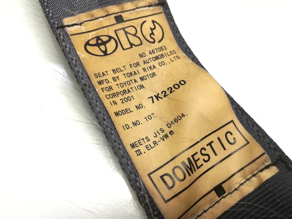 фото №11, Toyota previa / estima pas безпеки сидіння заднього лівий 2001 mpv 2.4