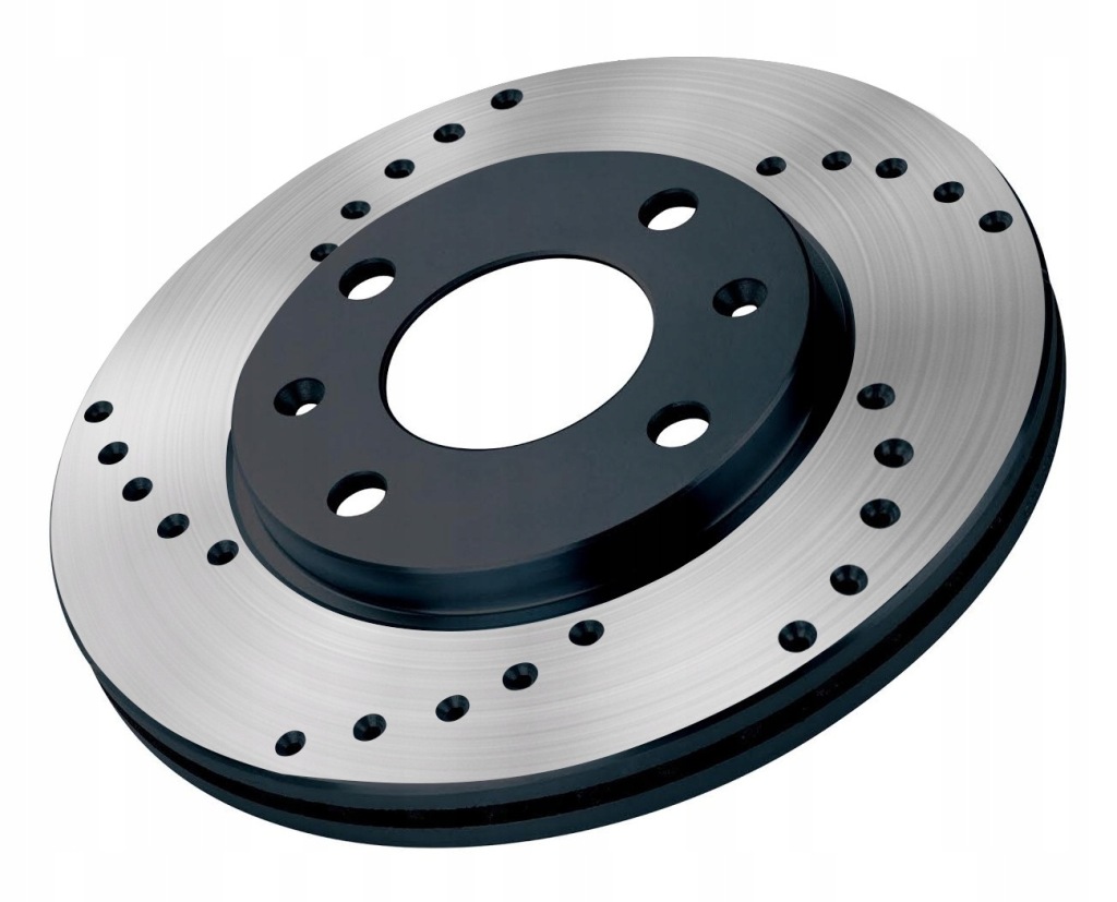 фото №1, Перфорированные тормозные диски black diamond - vw passat b8 перед 340mm