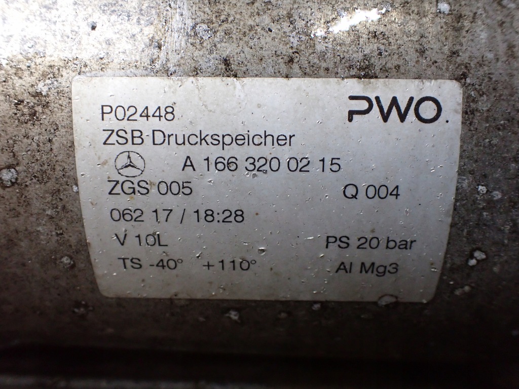 фото №5, Бак воздуха airmatic mercedes gls ii x166 3.0 17r a1663200215 9191