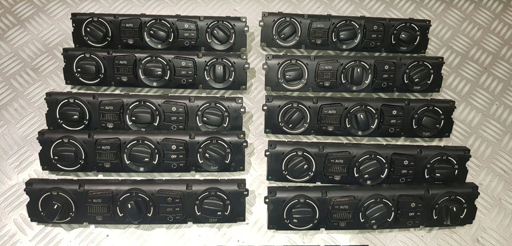 фото №6, Bmw 5 e60 e61 панель керування обдув кондиціонера звичайний basis 6950628