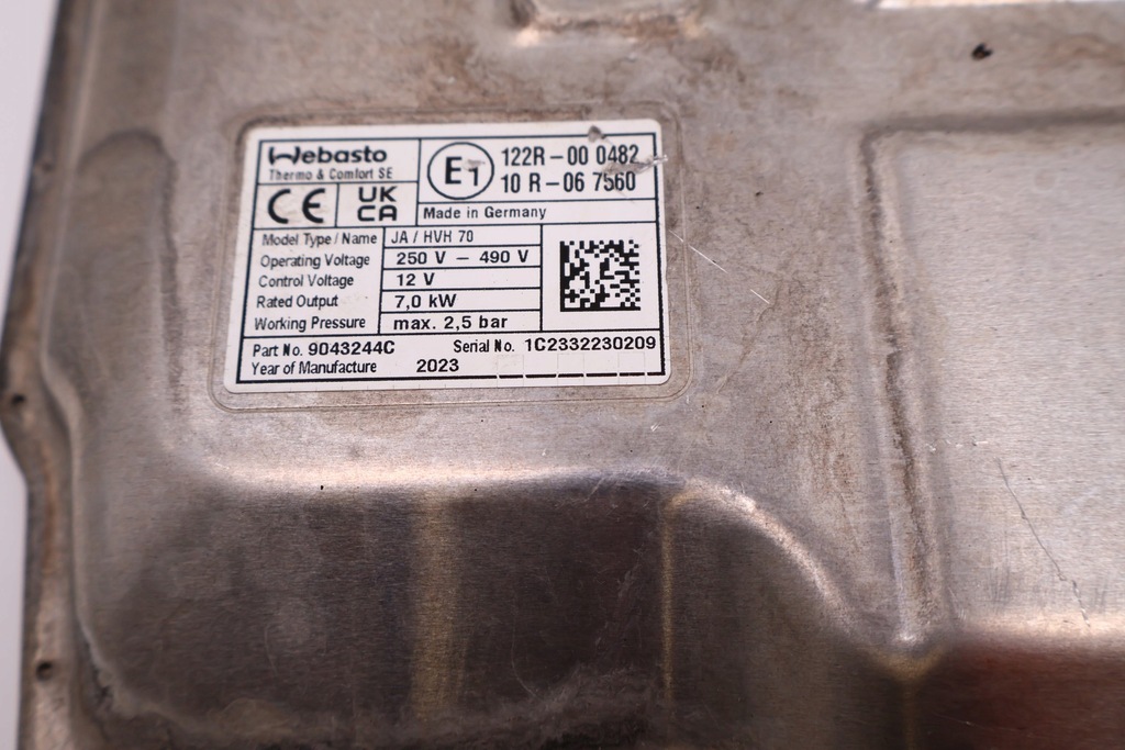 фото №6, Jeep wrangler jl chrysler pacifica нагрівач акумулятора webasto 68443445ac,