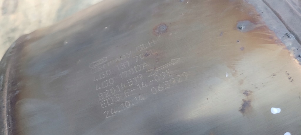 фото №10, A6 c7 4g катализатор гаситель 3.0 tdi biturbo 4g0131703l 4g0178da a7 4g