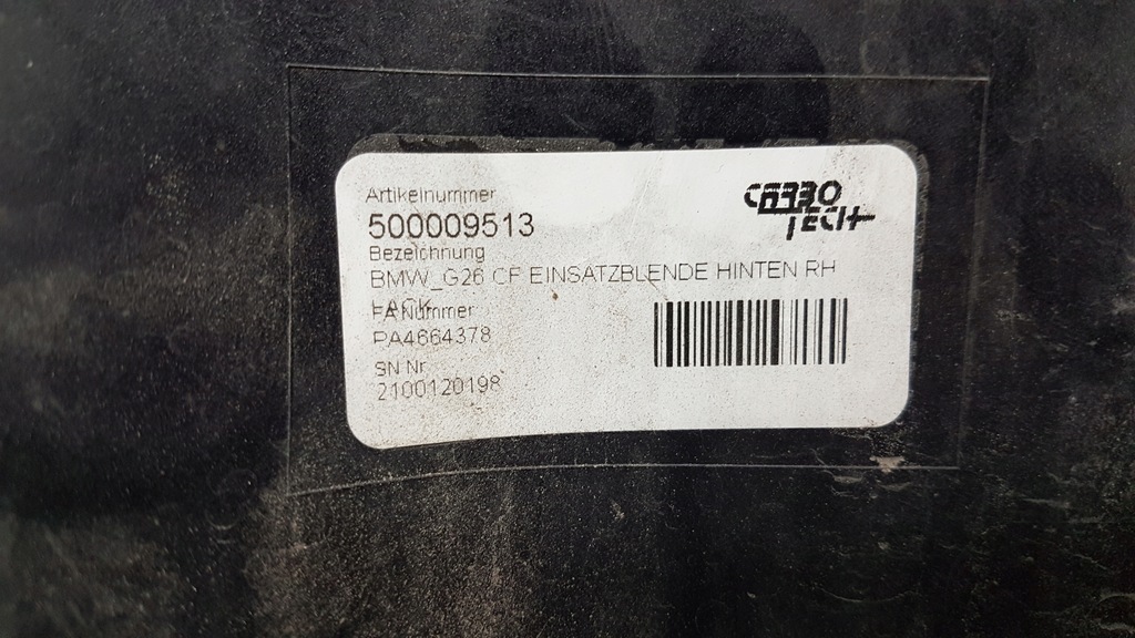 фото №10, Накладка бампера задня правий bmw 4/i4 g26 m-pakiet карбон