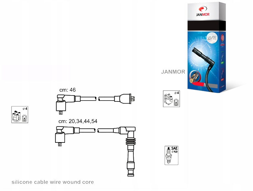 фото №1, Дроти запалювання kpl. opel janmor