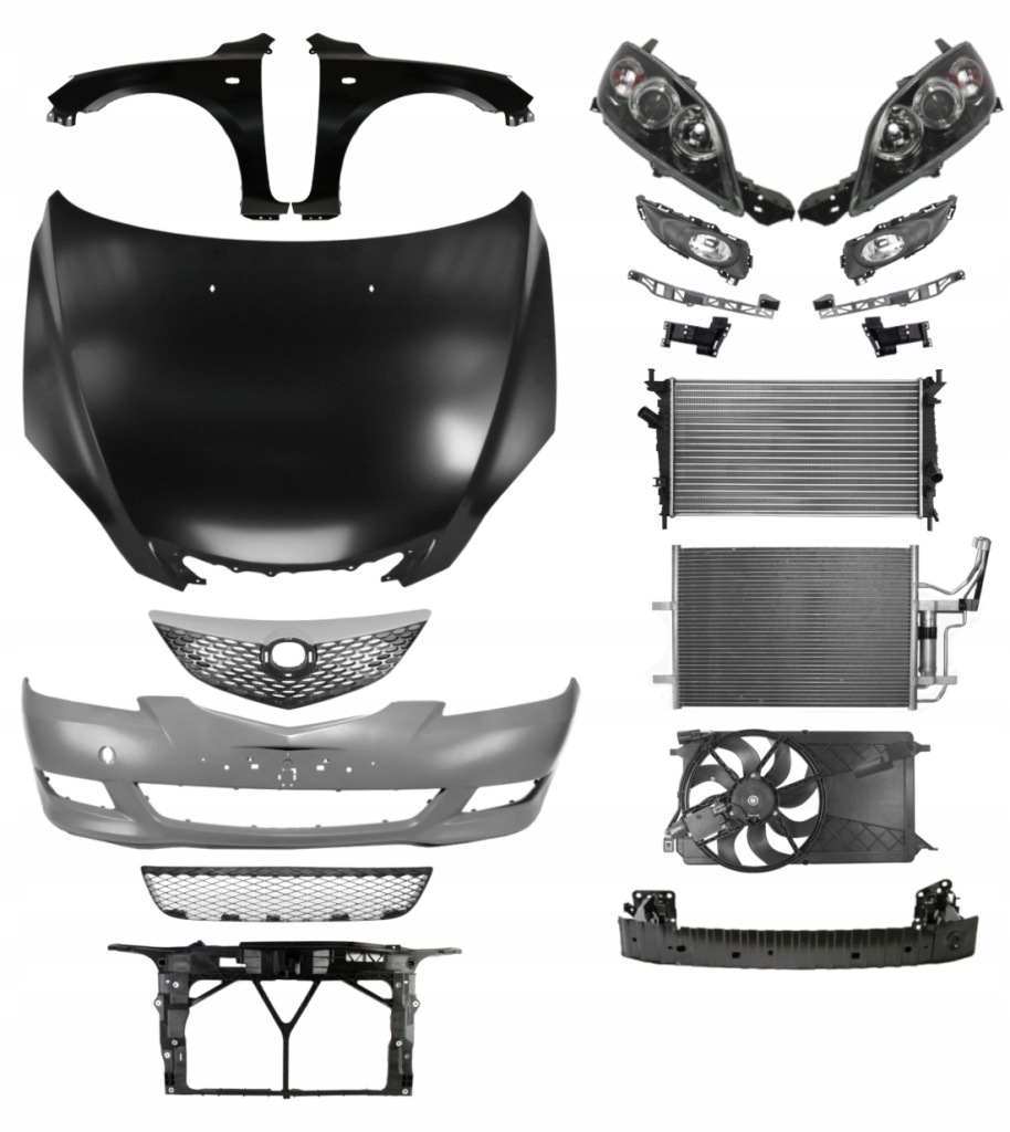 фото №1, Mazda 3 хетчбек 03-06 капот бампер крила pas