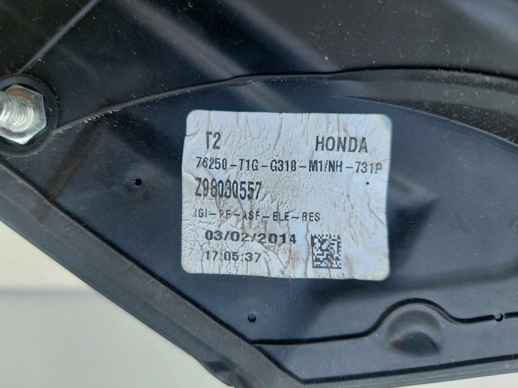 фото №9, Honda cr-v iv дзеркало ліва 9 pin