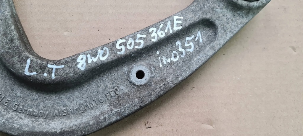 фото №6, A4 b9 8w рычаг левый задняя поперечный 8w0505361e a5 8w