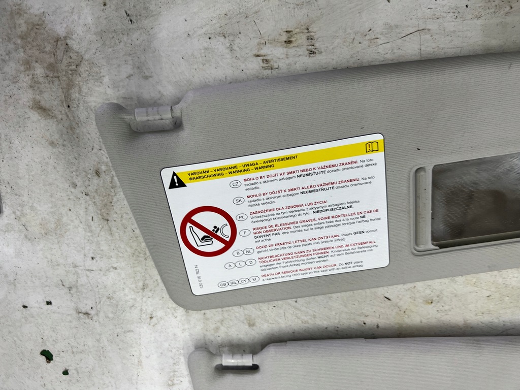 фото №7, Skoda yeti 5l 5l0 козырёк козырёк левый правый eu