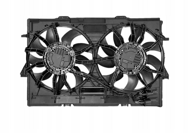 фото №3, Комплект радіатор вентилятор porsche macan 3,0 tdi