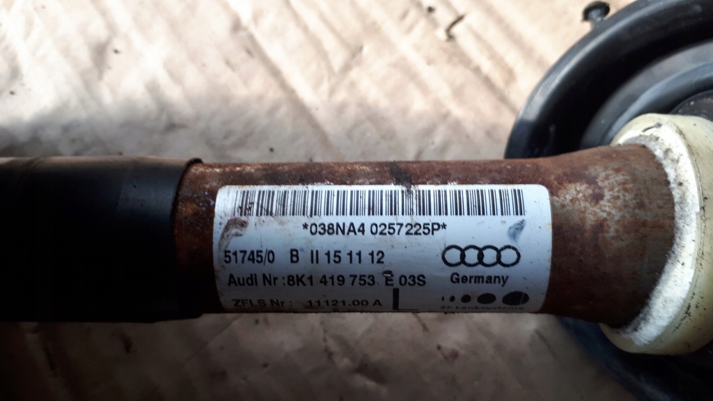 фото №5, S4 b8 lift s5 a4 тяга колонки рулевого 8k1419753e