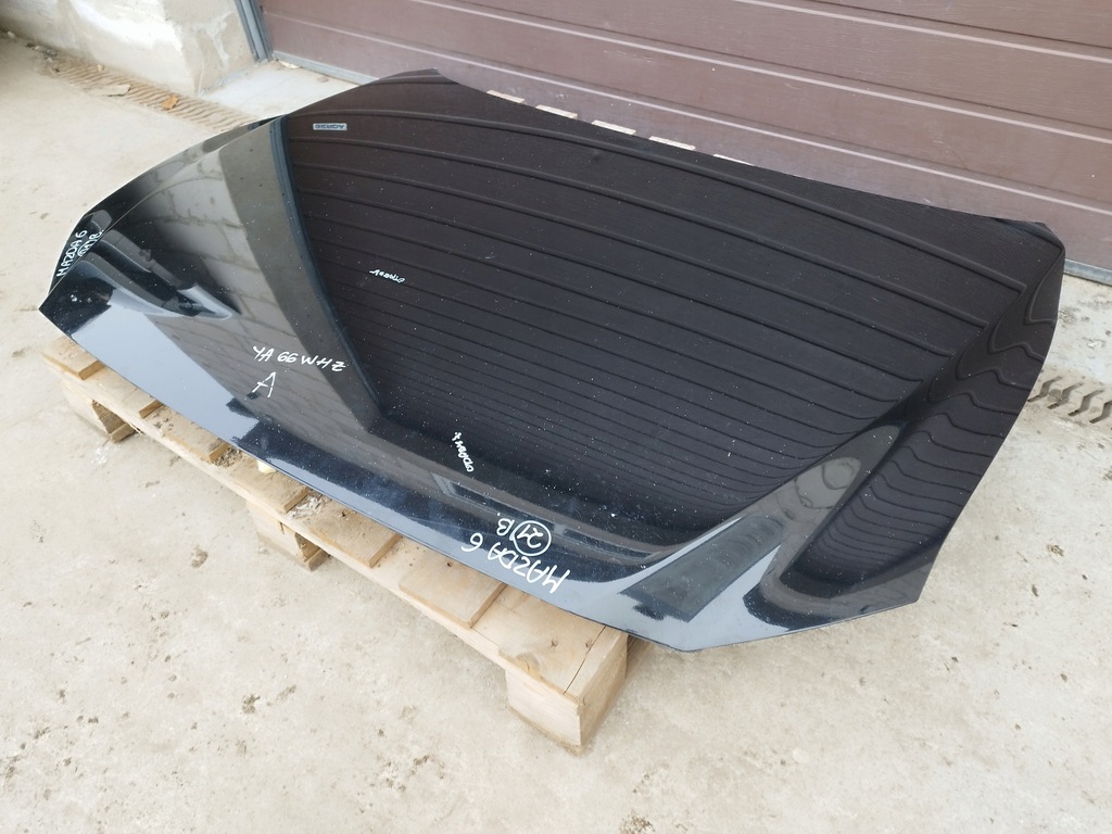 фото №8, Капот оригінал лак mazda 6 iii gj lata 2012-2014 чорний 41w