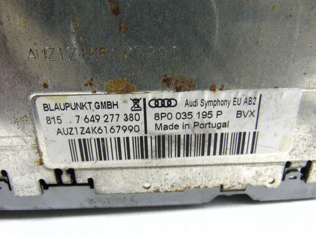 фото №9, Радіо cd symphony audi a3 8p lift 8p0035195p