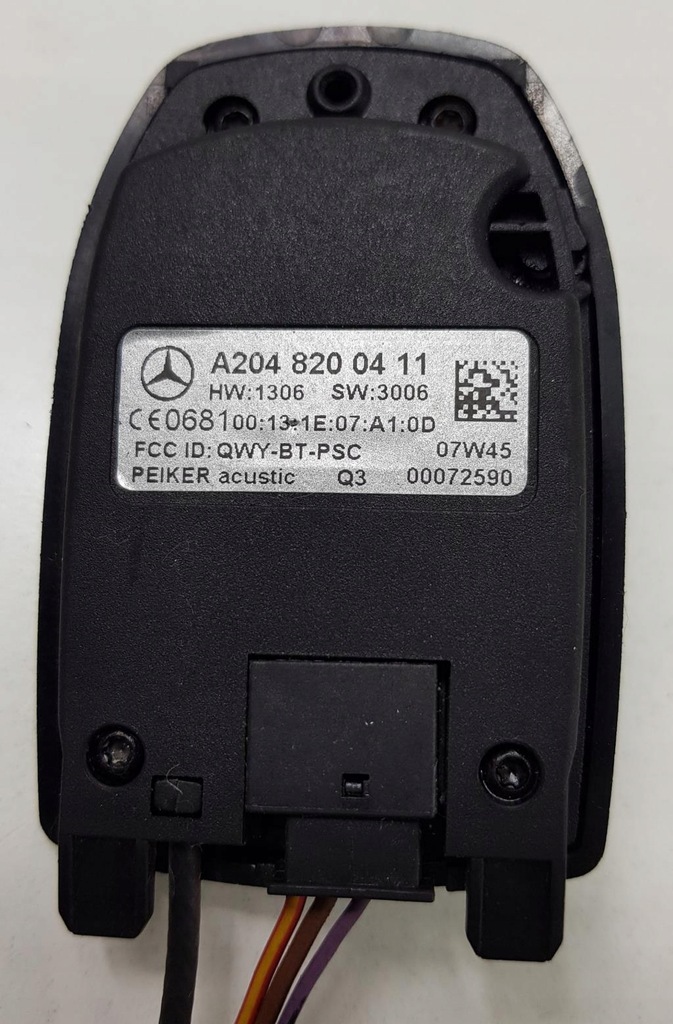 фото №5, Модуль блок управления телефона mercedes w204 a2048200411