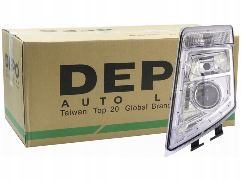 фото №1, Лампа фара левый volvo fm 10- fh 08- fh 08-