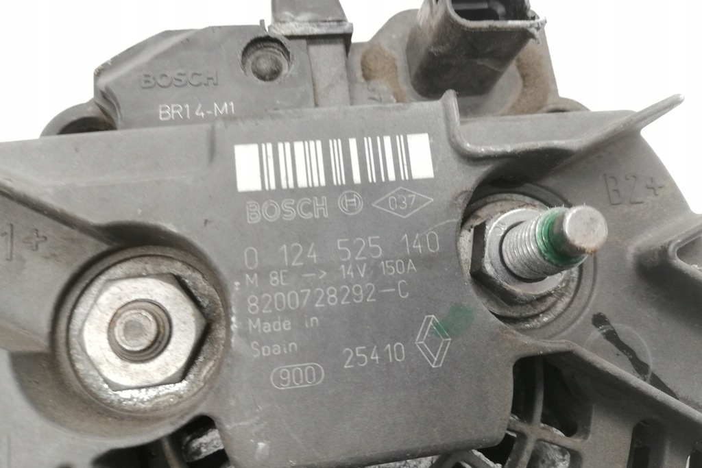 фото №6, Генератор nissan qashqai / qashqai +2 i j10, jj10 8200728292 1.5l дизель