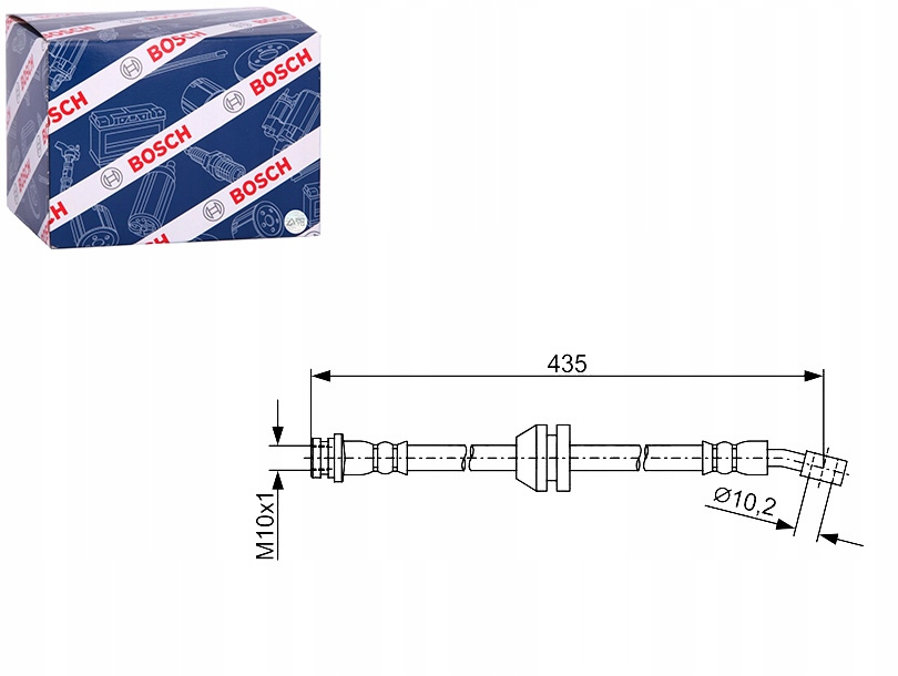фото №1, Bosch 1 987 481 939 шланг гальмівний гнучкий