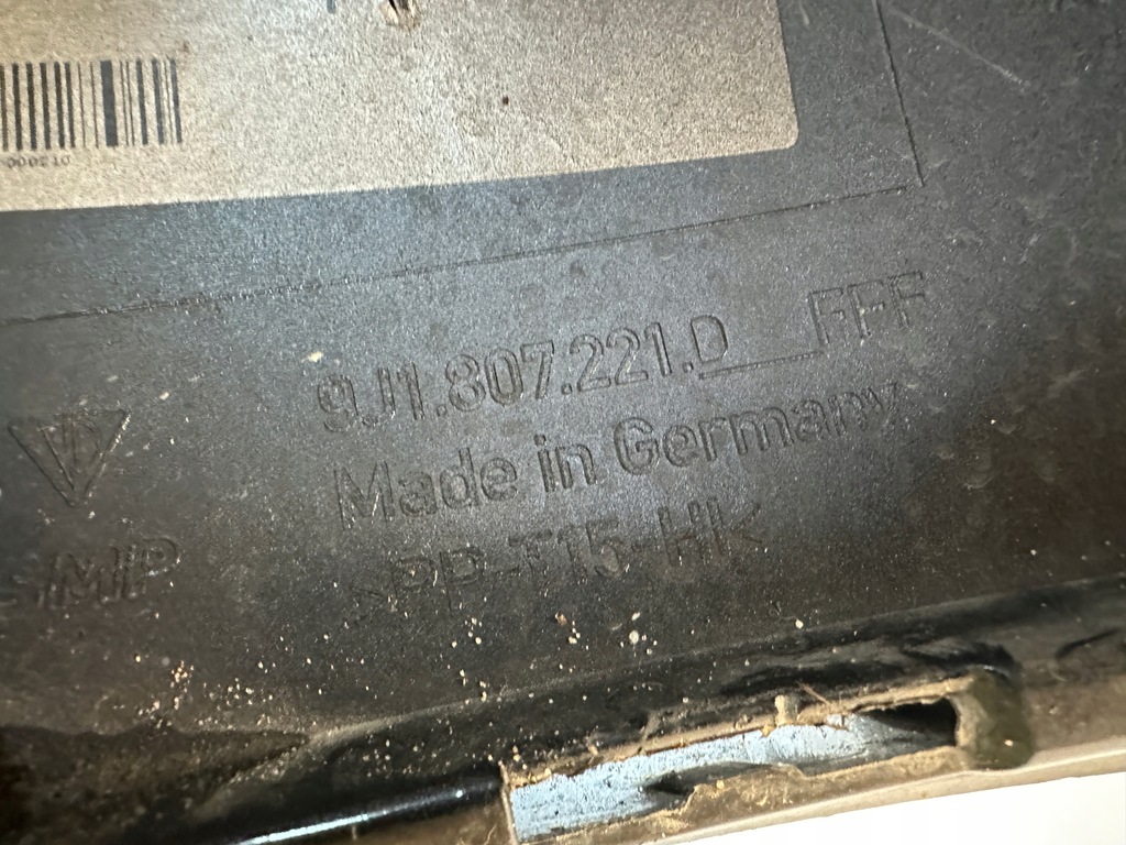 фото №13, Porsche taycan 9j1 бампер перед передний