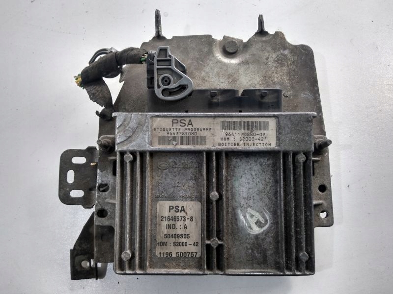 фото №1, Блок керування бортовий комп'ютер peugeot 206 1.4b
