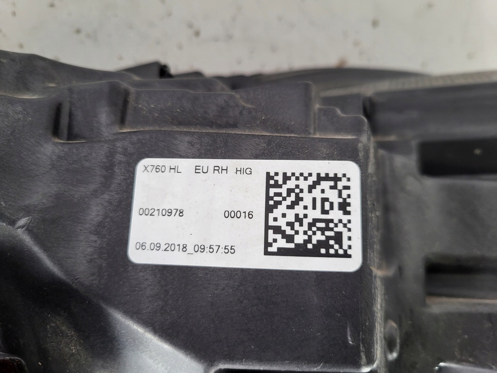 фото №8, Лампа правая перед jaguar xe lift x760 europa high null lx73-13w029-ha