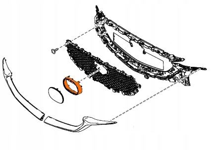 фото №5, Кронштейн основание эмблема решетка оригинал mazda cx-5 радар 2017-2021