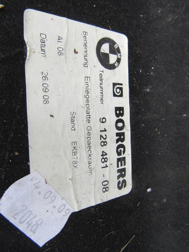 фото №13, Bmw z4 e89 обивка багажника обшивки комплект