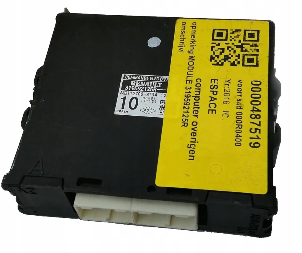 фото №1, Renault espace v модуль 319592125r mb112700-8134
