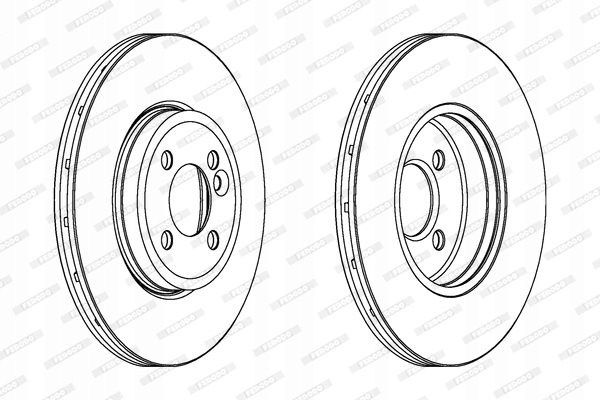 фото №1, Ferodo ddf1711c диск гальмівна