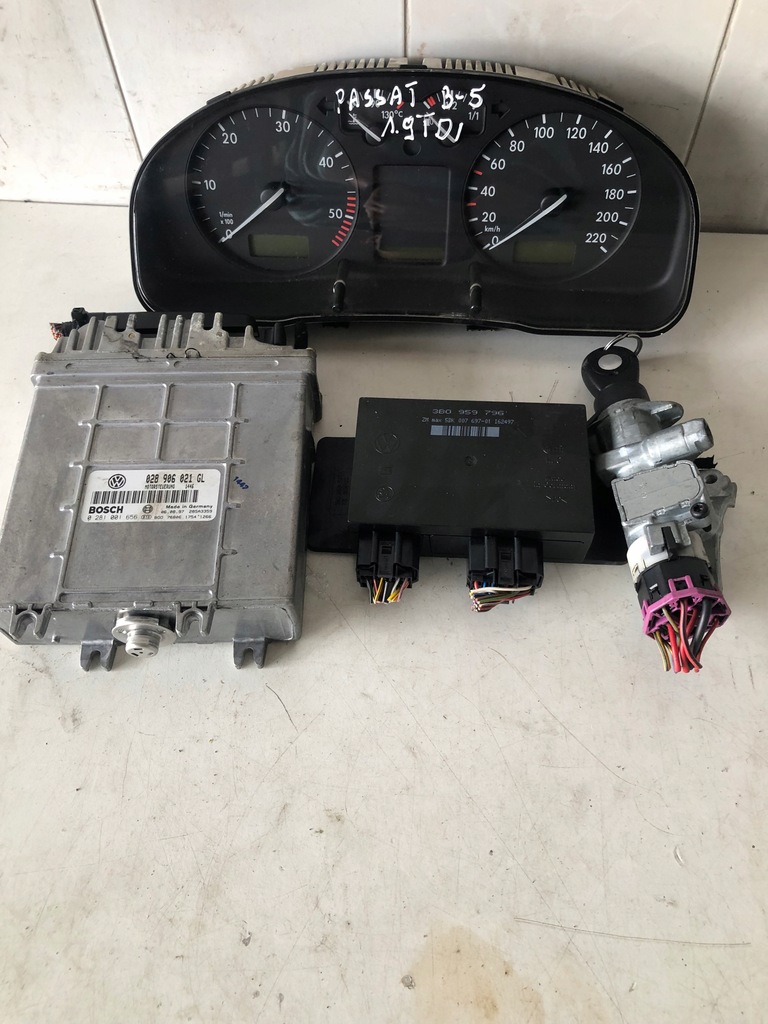 фото №1, Блок керування набір стартовий volkswagen passat b5 1.9 tdi 028906021gl