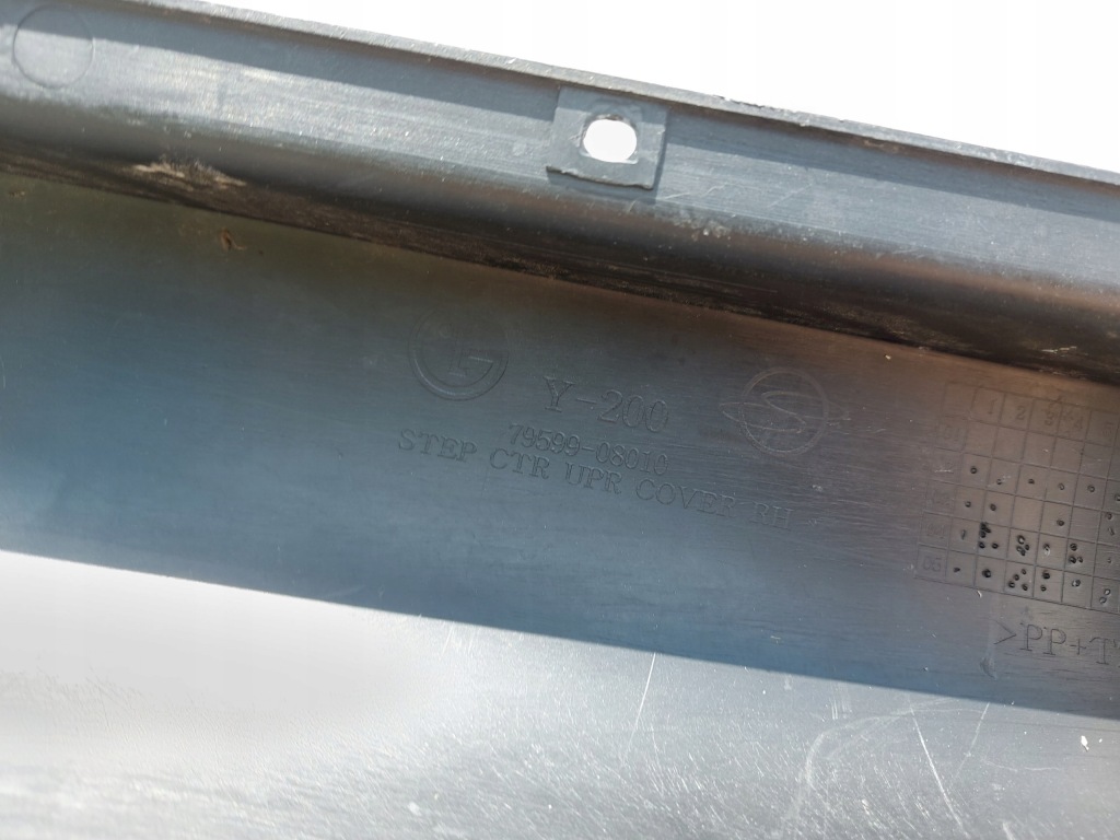 фото №9, Ssangyong rexton 01- порог правый молдинг накладка