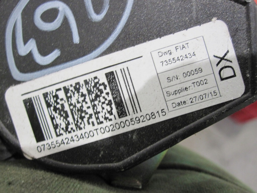 фото №8, Doblo ii combo d lift pas безопасности правый перед 735542434 2008018t002