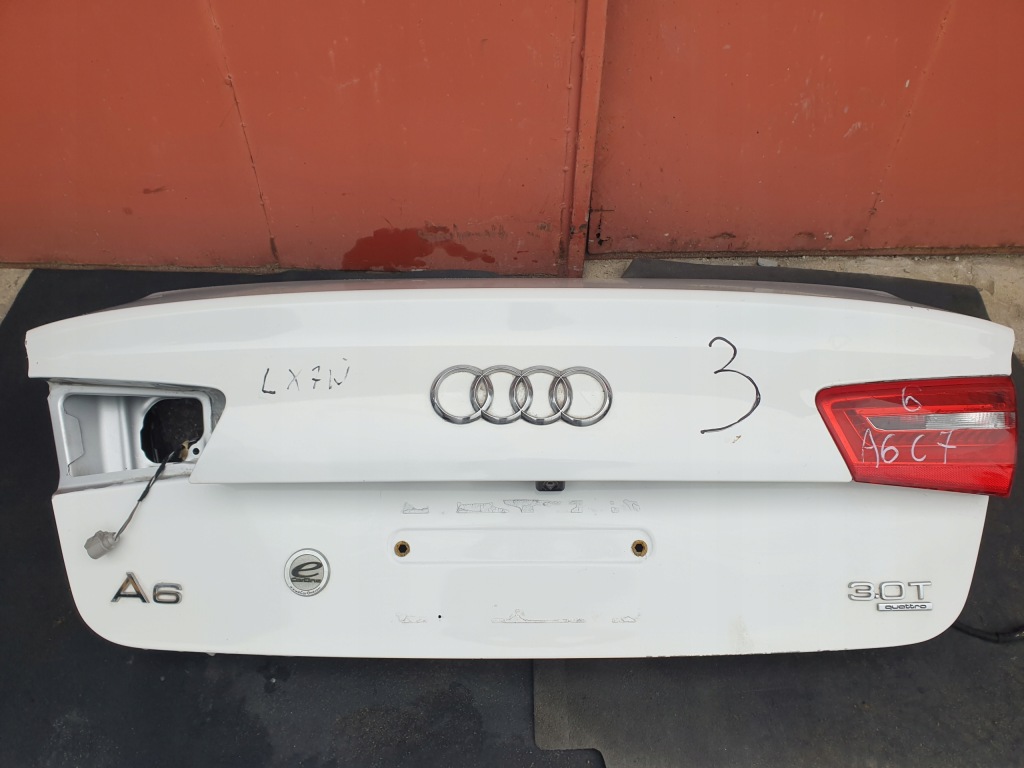 фото №1, Кришка багажника багажника audi a6 c7 sedan ls9r