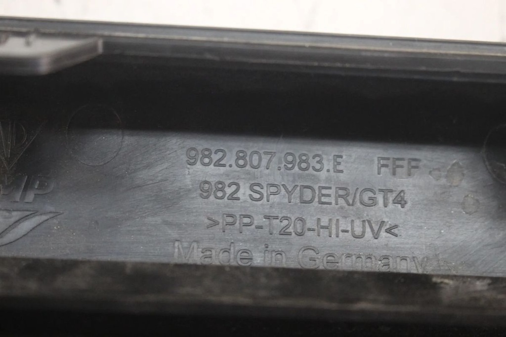 фото №10, Диффузор задняя w бампер porsche 981 gt4 982 982807983e