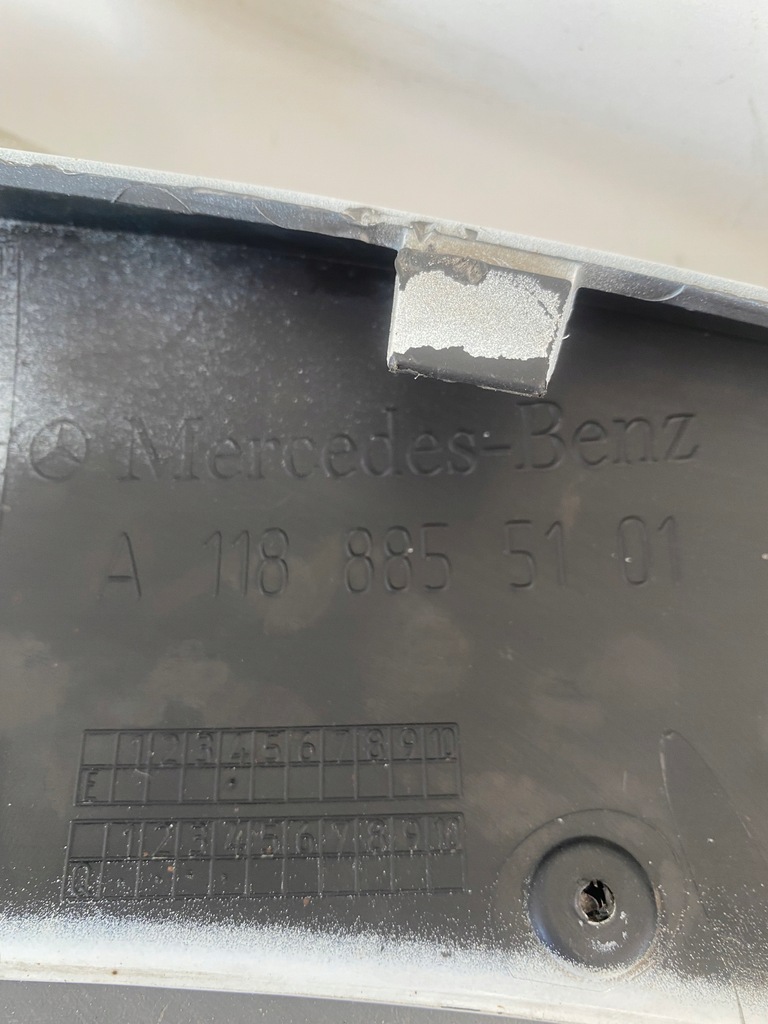 фото №9, Молдинг бампера левая mercedes cla 118 amg