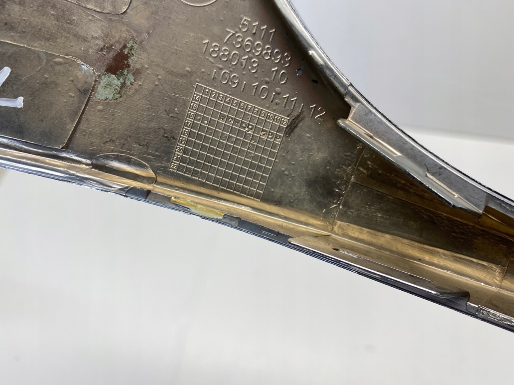 фото №9, Хром бампера перед левый 7369893 bmw 7 g11 g12