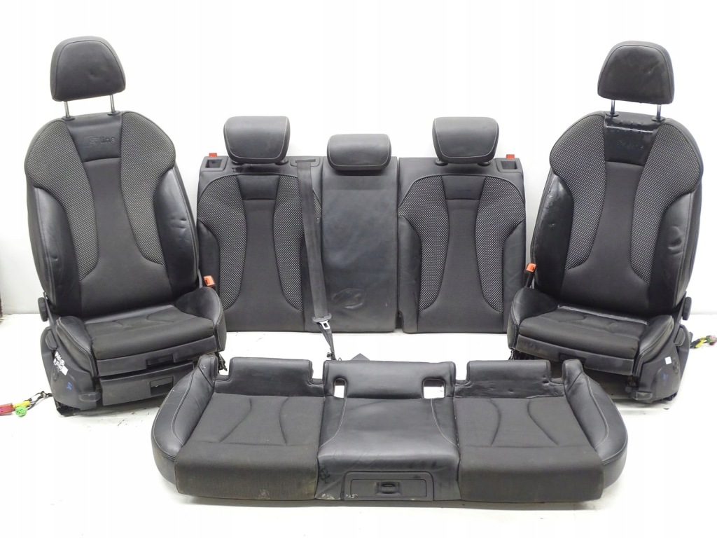 фото №1, Комплект сидіння заднє сидіння спинка шкіра audi a3 8v s-line hb 5d