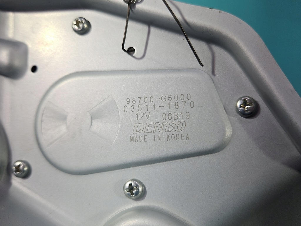 фото №7, Моторчик двигатель дворники задняя kia niro i 2016-2022 98700g500 hb