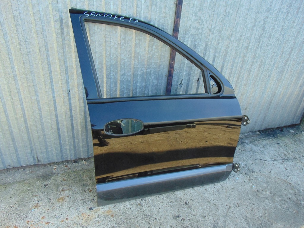 фото №7, Двері правий перед hyundai santa fe 1 ed чорні