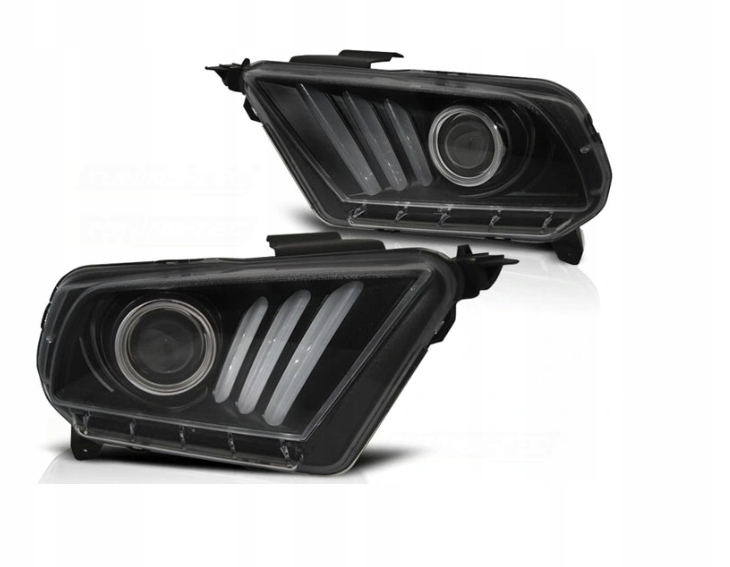 фото №1, Лампы фары ford mustang v 10-13 black dynami